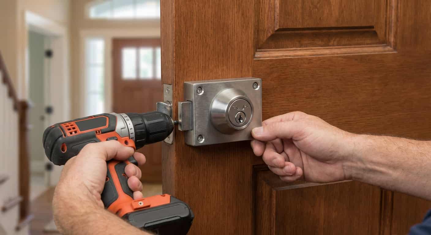 High security lock installation in JBR