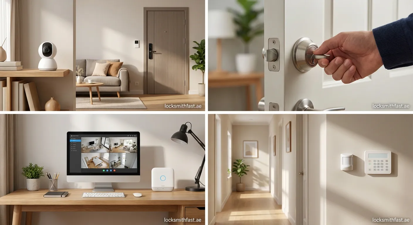 modern home interior security system installation
